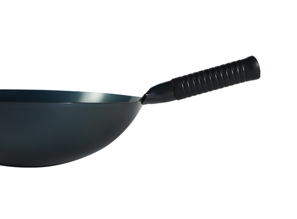 Chinese Round Bottom Blue 14'' Carbon Steel Pow Wok