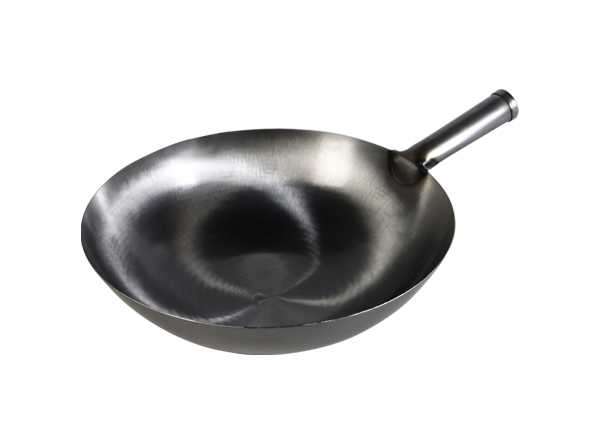 Wholesale Traditional Japanese Wok Uncoated Carbon Steel Stir Fry Pan