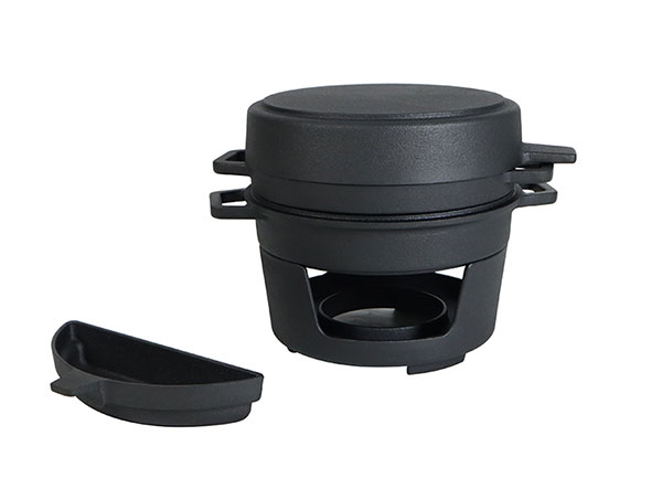 Outdoor All-In-One BBQ Grill Mini Alcohol Stove Barbecue Grill Set