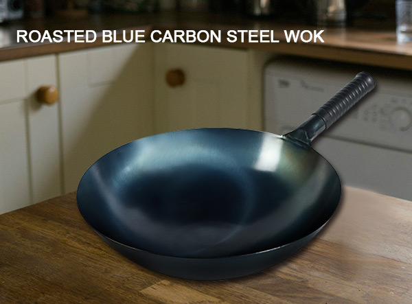 Lightweight Household Beijing Wok Anti-rust Blue Carbon Steel Wok