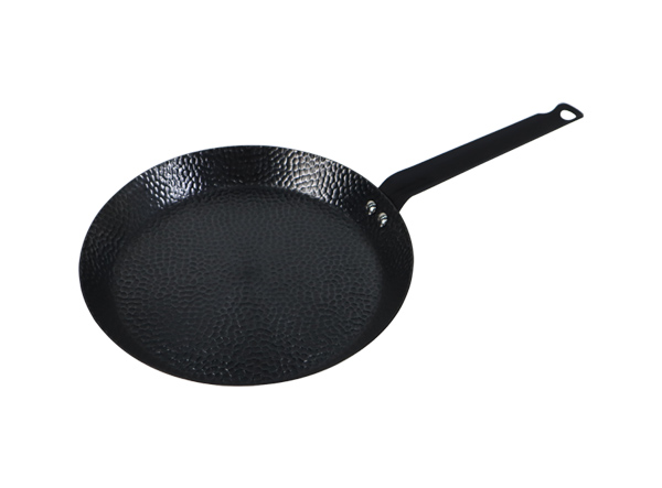 Pre-seasoned Hammered Carbon Steel Crepe & Tortilla Pan