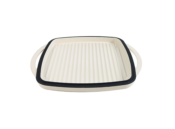 Non-Stick Double Enameled Cast Iron Rectangular Roaster