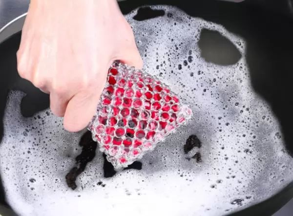 Single Ring High Temperature Resistant Silicone Chainmail Scrubbing Pad
