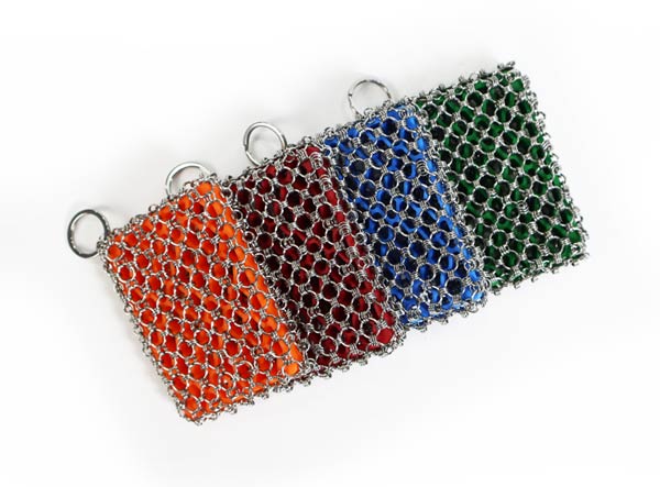 Single Ring High Temperature Resistant Silicone Chainmail Scrubbing Pad