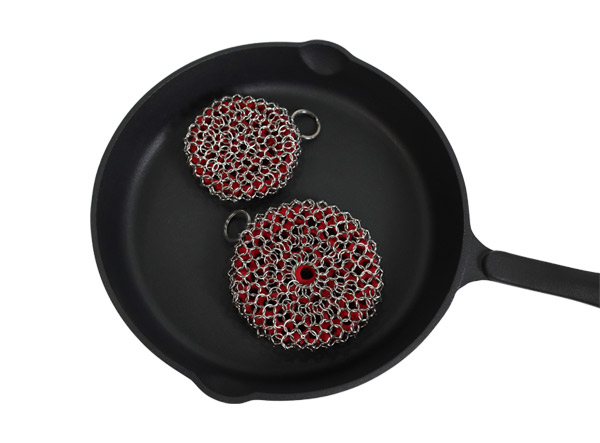 Premium Cleaning Tools Cast Iron Cleaner Sponge for Skillet
