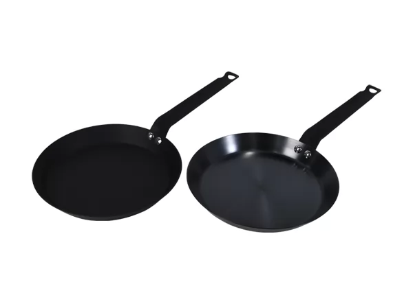 Nitriding 10 Inch Round Carbon Steel Frypan