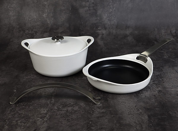 Matte Enamel Cast Iron Barbecue Dutch Oven Set