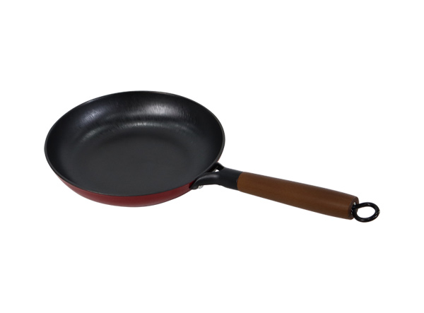 Commercial-Grade Enameled Lightweight Cast Iron Fry Pan
