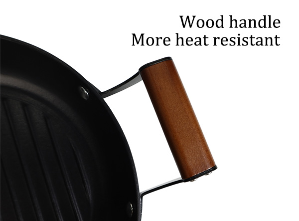 Restaurant-Grade Dual Handle Lightweight Cast Iron Grill Pan