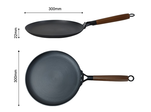 Lightweight Cast Iron Roti Tawa Induction Bottom Supplier
