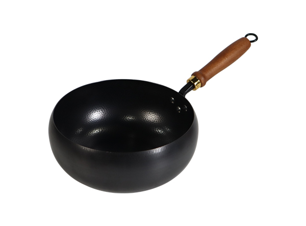 Wholesale Carbon Steel Stir Fry Wok - Nitrided Non-Stick Hammered Wok Pan for Restaurant & Home Cooking