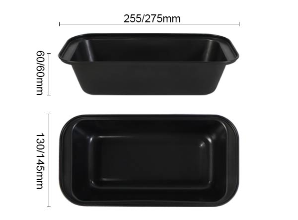 Commercial Bakeware Supplies Nonstick Carbon Steel Loaf Pan