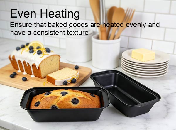Commercial Bakeware Supplies Nonstick Carbon Steel Loaf Pan