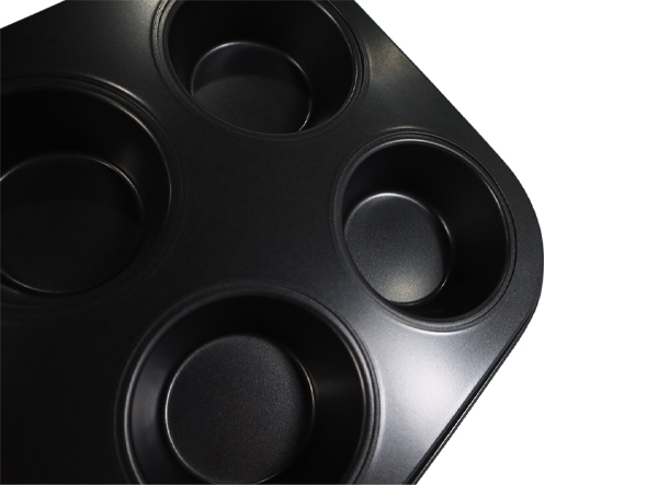 Food Grade Nonstick Carbon Steel Muffin Pan Heavy Duty Baking Tray for Bakery Restaurant