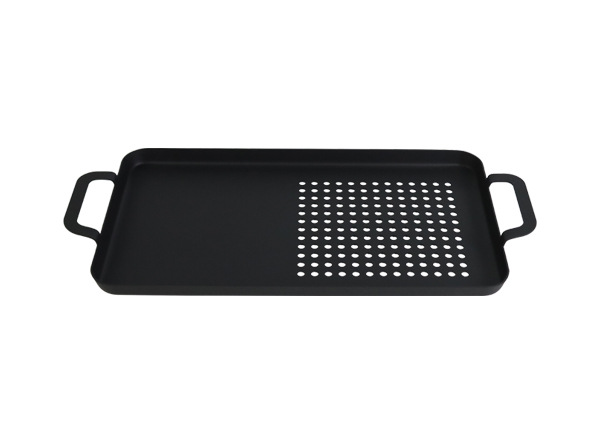 Sarchi Non-Stick Perforated BBQ Grilling Tray with Dual Handles