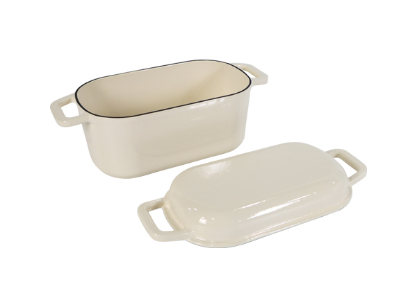 OEM Custom Made Enameled Cast Iron Sourdough Bread Pan with Lid
