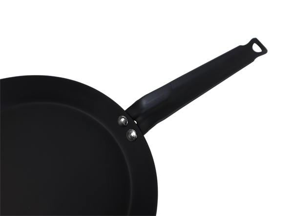 Nitriding 10 Inch Round Carbon Steel Frypan