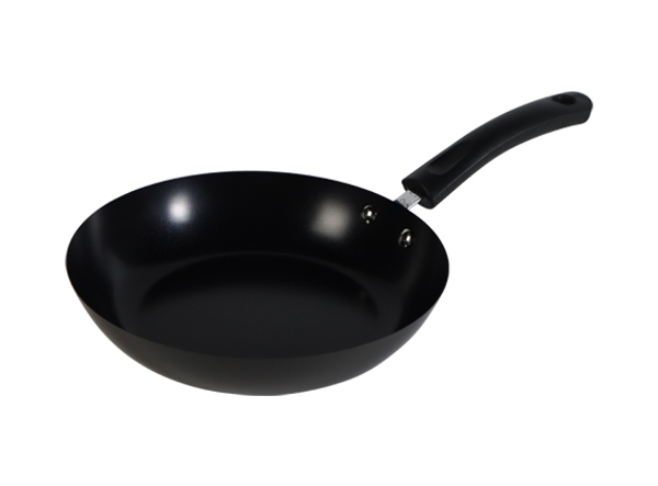 Non Stick 5-Piece Carbon Steel Fry Pans & Stir Fry Woks, Multi-Size for All Stoves