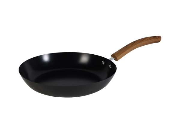 Ceramic Non-stick Nitrided Carbon Steel Fry Pan & Wok Kitchen Set