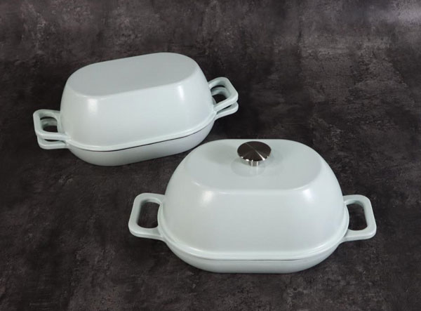 Enamel Cast Iron Oval Bread Oven | Dual Function Sourdough Baker Cloche Wholesaler