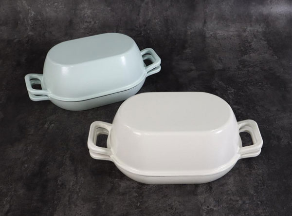 Enamel Cast Iron Oval Bread Oven | Dual Function Sourdough Baker Cloche Wholesaler