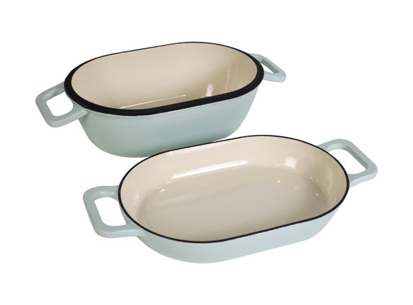 Enamel Cast Iron Oval Bread Oven | Dual Function Sourdough Baker Cloche Wholesaler