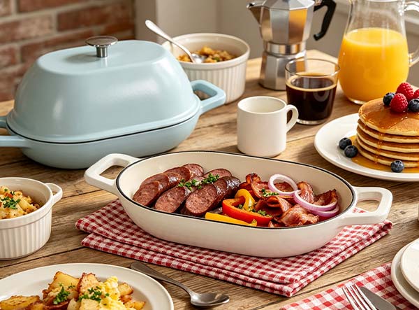 Professional Enamel Cast Iron Dutch Oven for Sourdough Bread