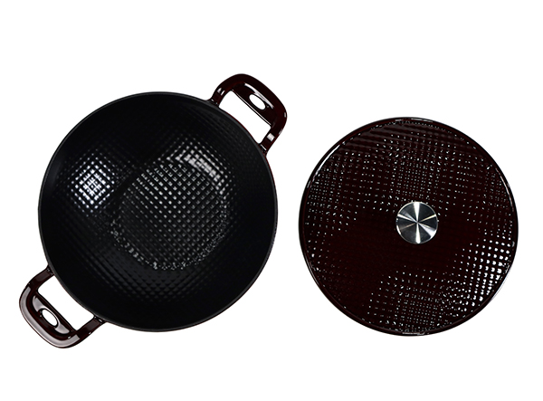 Sarchi Custom Color Enameled Cast Iron Marmite Soup Pot