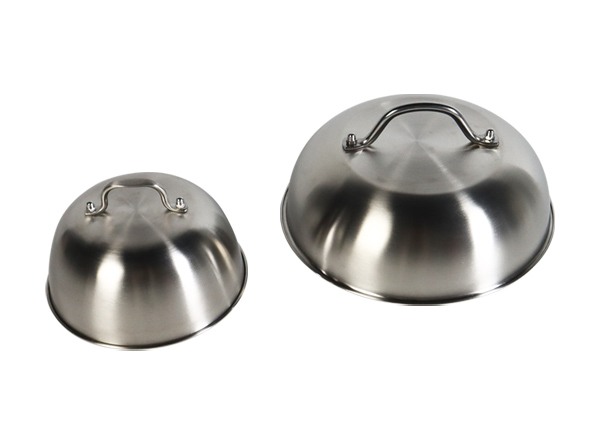 Heavy Duty Round Stainless Steel Basting Dome for Flat Top Griddle Grills
